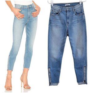 GRLFRND Kendall Women's Super Stretch High Rise Skinny Jeans Ankle Zip Size 28‎